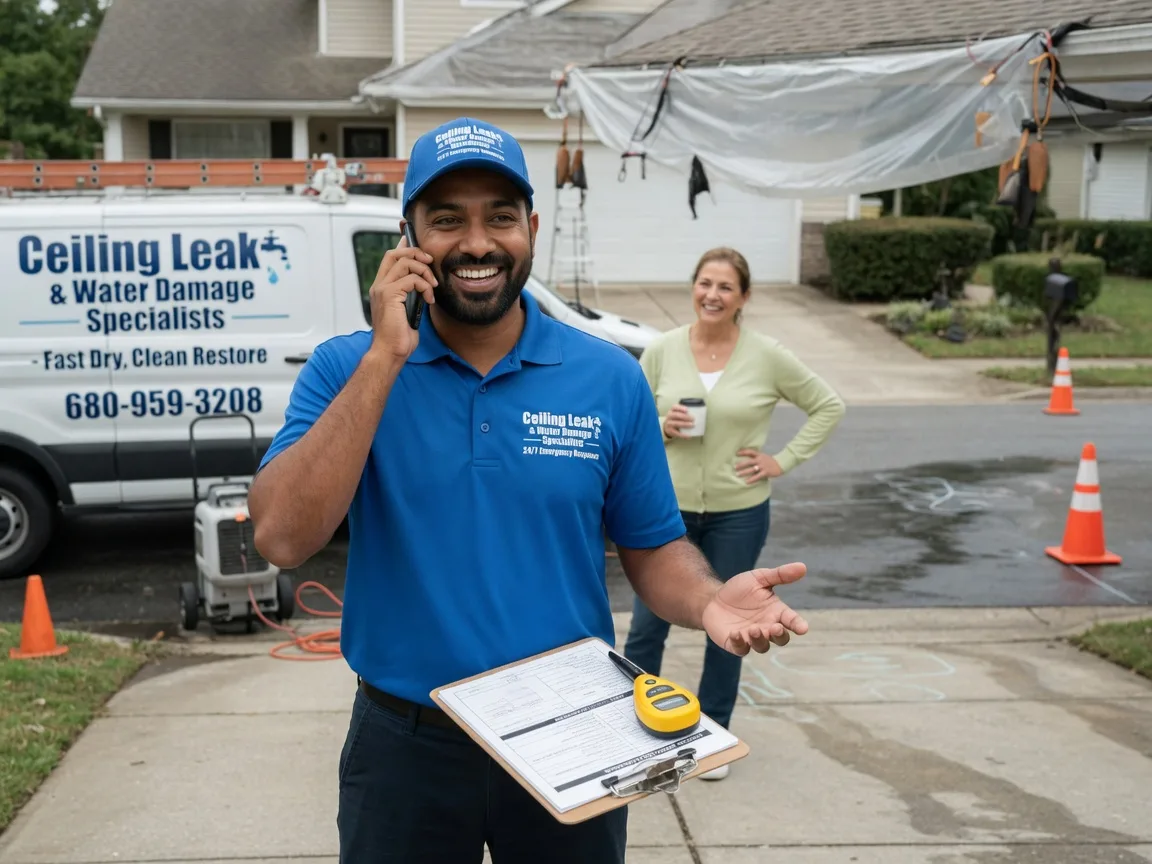 Ceiling Leak Cleanup New Deal, TX FAQs